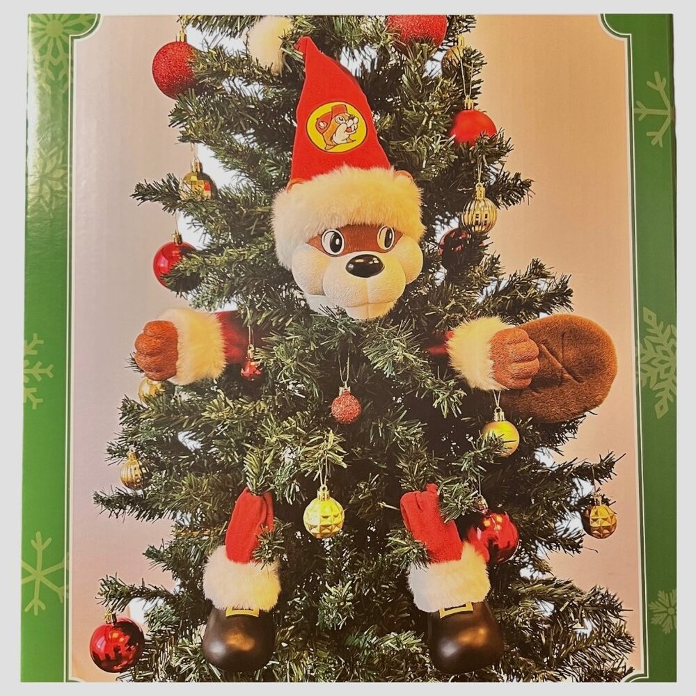 New Buc-Ee In A Cinch Christmas Tree Topper With Bendable Picks 6 Separate Piece